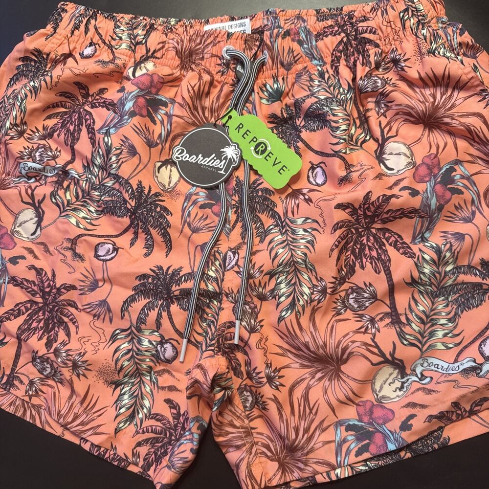 NWT PacSun Size Medium Swim Shorts Boardies Drawstring Waist